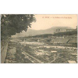 carte postale ancienne 06 NICE. Paillon et Pont Barla