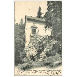 carte postale ancienne 38 GRANDE CHARTREUSE. Chapelle Saint-Bruno 1902