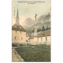 carte postale ancienne 38 GRANDE CHARTREUSE. Couvent et Cimetière