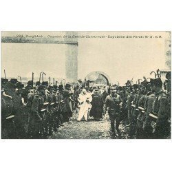carte postale ancienne 38 GRANDE CHARTREUSE. Expulsion des Pères du Couvent