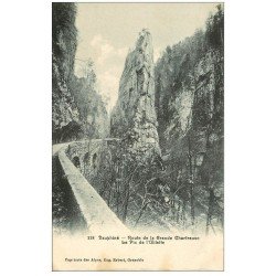 carte postale ancienne 38 GRANDE CHARTREUSE. Pic de l'Oeillette