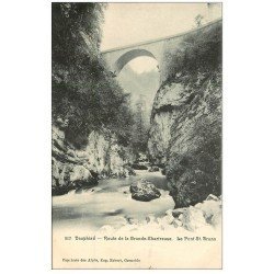 carte postale ancienne 38 GRANDE CHARTREUSE. Pont Saint-Bruno 217
