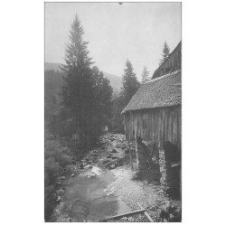 carte postale ancienne 38 GRANDE CHARTREUSE. Scierie du Pont de la Dame à la Diat