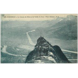 carte postale ancienne 38 GRENOBLE. Casque Néron Vallé du Drac. Chasseurs Alpins