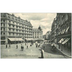 carte postale ancienne 38 GRENOBLE. Grand Hôtel Moderne Rue Félix-Poulat 34