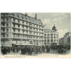 carte postale ancienne 38 GRENOBLE. Hôtel Moderne rue Félix-Poulat