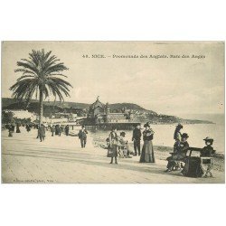 carte postale ancienne 06 NICE. Promenade des Anglais Baie des Anges 48
