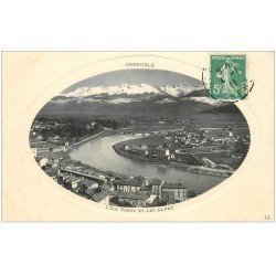 carte postale ancienne 38 GRENOBLE. L'Ile Verte 1911