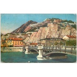 carte postale ancienne 38 GRENOBLE. Pont de la Porte de France 1932