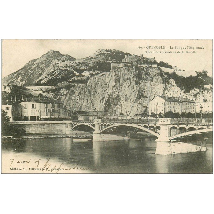 Grenoble - Le Fort Rabot et les Quais France à Grenoble - Cartorum Grenoble - Le Fort Rabot et les Quais France à Grenoble - Cartorum