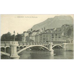 carte postale ancienne 38 GRENOBLE. Pont Esplanade n°1