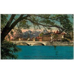 carte postale ancienne 38 GRENOBLE. Pont Gontard et Saint-André 1939