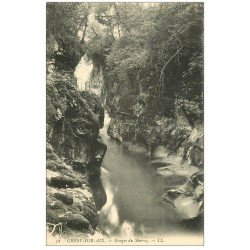 carte postale ancienne 38 GRESY-SUR-AIX. Gorges du Sierroz