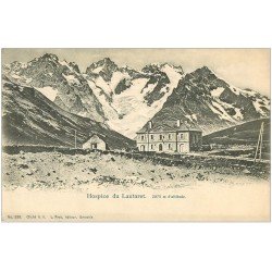 carte postale ancienne 38 Hospice du Lautaret vers 1900