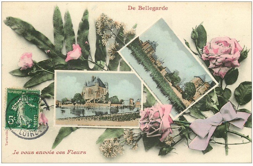 carte postale ancienne de Bellegarde