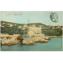 carte postale ancienne 06 NICE. Restaurant de la Réserve bord de vers vers 1905