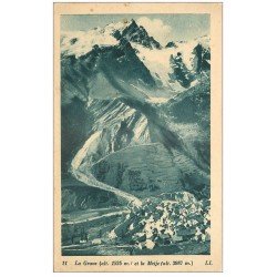 carte postale ancienne 38 LA GRAVE ET LA MEIJE 1923