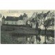 carte postale ancienne 38 LA TOUR-DU-PIN. Château de Cuirieu. Pêcheur à la ligne 1905