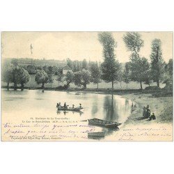 carte postale ancienne 38 LA TOUR-DU-PIN. Lac Saint-Didier 1903