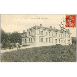 carte postale ancienne 38 LA TOUR-DU-PIN. L'Hôpital 1907