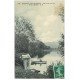 carte postale ancienne 38 LAC DE PALADRU. Cabines et ballade en barque