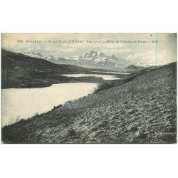 carte postale ancienne 38 Lacs Laffrey et l'Obiou 1917