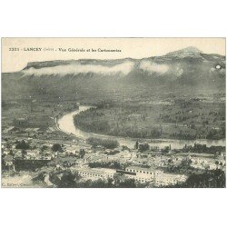 carte postale ancienne 38 LANCEY. Les Cartonneries 1915
