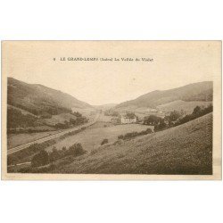 carte postale ancienne 38 LE GRAND-LEMPS. Vallée du Violet 1941