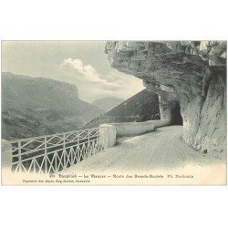 carte postale ancienne 38 LE VERCORS. Route des Grands-Goulets 428