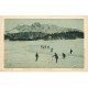 carte postale ancienne 38 LES ARCELLES ET LE TAILLEFER. Les Skieurs