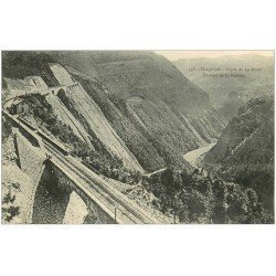 carte postale ancienne 38 LIGNE DE LA MURE. Passage de la Rivière