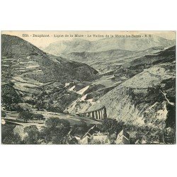 carte postale ancienne 38 LIGNE DE LA MURE. Vallon de la Motte-les-Bains 1915
