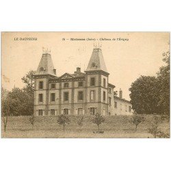 carte postale ancienne 38 MOIRANS. Château de l'Erigny 1923