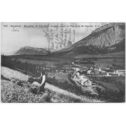 38 MONESTIER-DE-CLERMONT. La Gare et Paysan 1908
