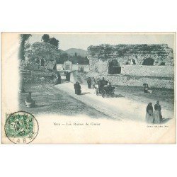 carte postale ancienne 06 NICE. Ruines de Cimiez 1907