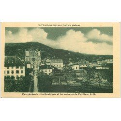 carte postale ancienne 38 NOTRE-DAME DE L'OSIER. Basilique Coteaux Vatillieu
