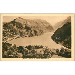 carte postale ancienne 38 OISANS. Lac Barrage du Chambon