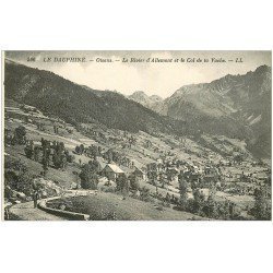 carte postale ancienne 38 OISANS. Rivier d'Allemont et Col de la Vache