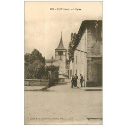carte postale ancienne 38 PACT. L'Eglise