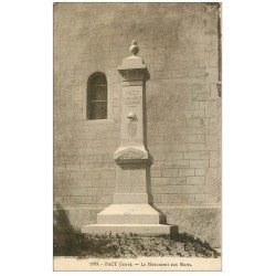 carte postale ancienne 38 PACT. Monument aux Morts