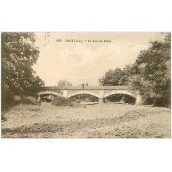 carte postale ancienne 38 PACT. Pont du Dolon 1925
