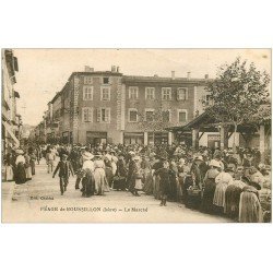 38 PEAGE de ROUSSILLON. Le Marché 1929