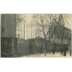 38 PONT-DE-CHERUY. Le Nouveau Tramway de Lyon 1913