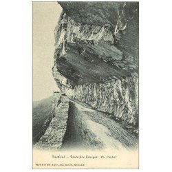 carte postale ancienne 38 ROUTE DES ECOUGES