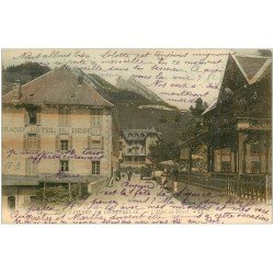 carte postale ancienne 38 SAINT-PIERRE DE CHARTREUSE. Hôtel du Désert 1904