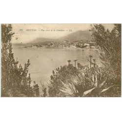 06 MENTON. Vue de la Frontière 1918
