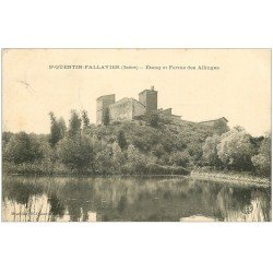 38 SAINT-QUENTIN-FALLAVIER. Etang et Ferme Allinges 1908