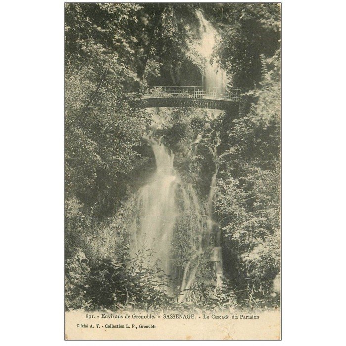 Amphion haute savoie, vue générale, carte ecrite - Carte postale