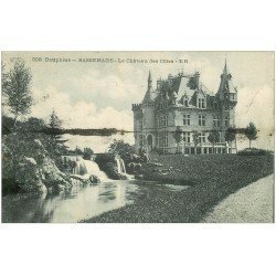 carte postale ancienne 38 SASSENAGE. Château des Côtes 1924