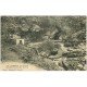 carte postale ancienne 38 SASSENAGE. Passerelle Gorges du Furon 1914